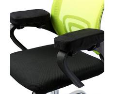 ANSUG 2 Stück Stuhl Armlehne Pad, Memory Foam Ellenbogen Kissen abnehmbare Stuhl Arm Abdeckungen für Bürostühle und Rollstuhl - Größe 9,8 * 3 * 1,4