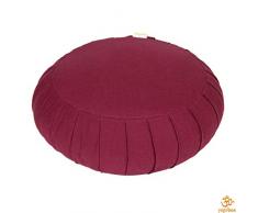 Meditationskissen/Yogakissen Zafu Basic, aubergine