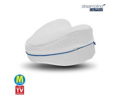 Mediashop Dreamolino Leg Pillow – ergonomisches Seitenschläferkissen für optimale Unterstützung – Memory Foam Kissen für Seitenschläfer stützt Beine, Knie und Rücken