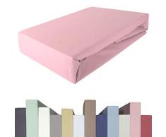 EddaLux Topper Spannbettlaken | Premium-Qualität 190 g/m² | 180 x 200 | 200 x 200 | 180 x 220 | 200 x 220 cm | 95% Baumwolle + 5% Elasthan | Boxspringbett | Jersey-Spannbetttuch