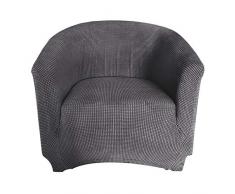 luckything Sesselübersicht Sesselschoner Sesselhusse Sesselbezug Jacquard Elastisch Stretch Husse Elastische Stretch Husse Sofahusse Für Ecksofa, Clubsessel Für Cafe Stuhl Sessel