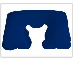 Reisekissen, Nackenkissen, Nackenhörnchen aufblasbar mit Tasche, Farbe: BLAU *Top-Qualität*