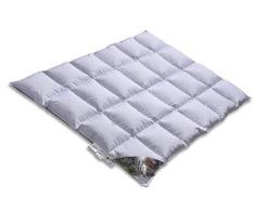 Vitaschlaf® Daunendecke - Daunenbett - EXTRA WARM - Bettdecke - Testsieger - Wild Moscovy Premium Daunenbett - Made in Germany Since 1947 (220 x 240 cm)