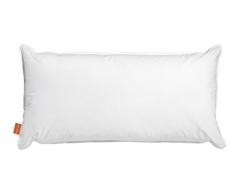 sleepling 190111 Wasserkissen Bezug aus 100% Baumwolle, 40 x 80 cm, weiß