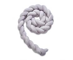 Nordic Kinderzimmer-Dekoration, handgefertigt, gedrehtes Zopf-Knoten-Kissen, Bett-Umfang, Dänemark-Knoten, Ball-Kissen, Krippenkissen, Kniekissen, Kleinkinder, handgefertigt, geflochten