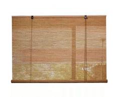 zyy MENA Uk Bambusrollo für den Außenbereich,Schilf Vorhang,Bambus Raffrollo natürlich,Wärmeisolierung,wetterfest,fleckige Schatten,natürliche Kunstwerke,anpassbar