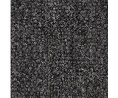 Teppichboden Auslegware | Schlinge gemustert | 400 und 500 cm Breite | grau anthrazit | Meterware, verschiedene Größen | Größe: 3 x 4m