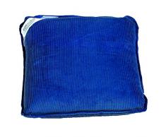 Massagekissen Vibrationskissen Rückenmassage inkl. Batterien, dunkelblau