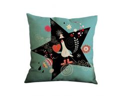 Amybria Platz Weihnachten Skissenbezug Start Autodekor Sofa Kissen Abdeckung Muster 10