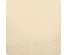 Beautissu Stuhlhusse Stretch Mia - 35-50cm Hussen für Stühle - Stuhlbezug Stretch - elastische Bi-Elastic Stuhlhussen Spannbezug - ÖKO-TEX & waschbar - Creme Ecru