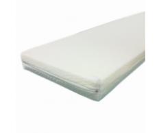 Dibapur - ca. 90cm x 200cm x 5cm - Viscoelastische Gelschaum Matratzenauflage, Visco auflage, mit Bezug