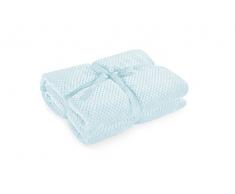 DecoKing 32077 Kuscheldecke 220x240 cm hellblau Decke Microfaser Wohndecke Tagesdecke Fleece weich sanft kuschelig skandinavischer Stil hellblau Henry