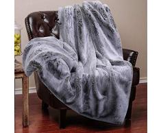 Kuscheldecke, 150x200 cm TV Decke Kuschelig weiches Gefühl Felldecke Luxuriöses Wohnambiente für Sofe Couch Bett