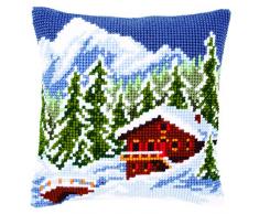 Vervaco Kreuzstichkissen/Stickkissen inklusive Material