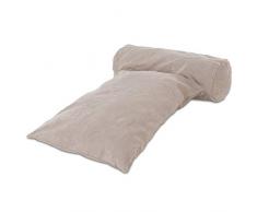 maxVitalis Flexibles Lesekissen, Rückenkissen, inkl. Abnehmbarer-waschbar Bezug, Ergonomisches Stützkissen für Kopf, Nacken und Schultern, Farbe: Kaffee, Fernsehkissen zur Entspannung