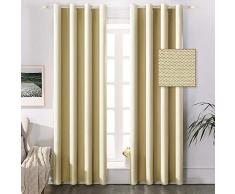 MIULEE 2er Set Verdunklungsvorhang Solide Vorhang Leinenvorhang Thermovorhang Blickdicht mit Ösen Thermogardine Ösenvorhang Verdunkelungsgardinen für Schlafzimmer Wohnzimmer,140 x 225 cm(B x H)