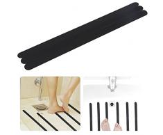 Anti Rutsch Klebeband Badezimmer Rutschfeste Streifen Kleber Aufkleber für Badewanne Keramik Boden Verwendet Hält Sie Sicher (Black)