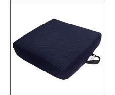 ORTONES | viskoelastisches Rollstuhl kissen anti dekubitus | Mit atmungsaktivem Bezug aus 3D-Gewebe | 40 x 40 x 8 cm | Dichte 50 kg/m³