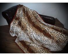 Kuscheldecke Tagesdecke Decke Leopard - Fell Modell II 160x200cm