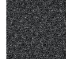 casa pura Teppich London | viele Größen | pflegeleichter Flacher Schlingenflor | Flurteppich, Wohnzimmerteppich, Küchenteppich, Schlafzimmerteppich (Anthrazit - 100x150 cm)