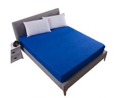 Matratzenschoner Wasserdichter Atmungsaktiv Anti-Allergisch Matratzenbezug Blau 180 * 200 * 30CM