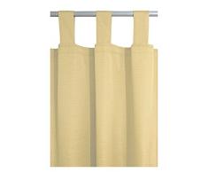 Schlaufenschal - Schlaufengardine - Dekoschal - Vorhang Blickdicht im Elly Design 140cm x 240cm in Creme