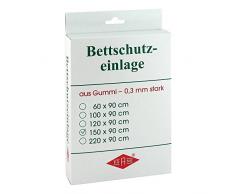 BETTEINLAGE Gummiplatte 0,3 mm 90x150 cm wei 1 St