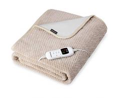 Wärmeunterbett Unterdecke 150x80cm 3-lagig 7 Heizstufen Abschaltfunktion waschbar Single 1 Controller