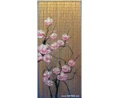 Leguana Bambustürvorhang Bambusvorhang Türvorhang Flower ca. 90x200cm