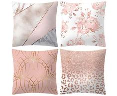 ABsoar Kissenbezuge Weihnachten Kissenhülle Dekokissen Throw Pillow Covers Für Autos Sofakissen Startseite Dekorative Weihnachten Sofa Bett Home Decor, Rose Gold Pink