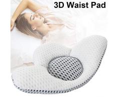 evergreemi Bequemes Schlafen Lendenkissen, Lendenstützkissen, Memory Foam Bequemes, atmungsaktives Isomattenkissen, Linderung von Rückenschmerzen bei Bandscheibenvorfall, Schwangere