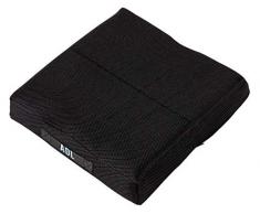 ADL Anti-Dekubitus Sitzkissen Viskoschaum für Nutzer von 30-90 kg, vielseitig einsetzbar I Antidekubitus Kissen mit Memory-Schaum zur Druckentlastung und waschbarem Mesh-Bezug, 40 x 41 x 6-9 cm