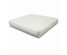 Dibapur ® Rollstuhl Visco Sitzkissen ca.45cm x 40cm x 8cm - Viscoelastisches, Sitzkissen, Antidekubitus,