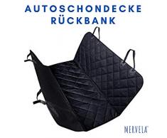 MERVELA Autoschondecke/Hundedecke für Auto Rückbank/Dog car seat Blanket/grau 145 x 145 cm