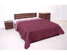 MB Warenhandel24 Tagesdecke XXL Allzweckdecke ca. 220x240 Patchwork Landhaus Sofa Bettüberwurf (Vintage Weinrot)