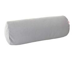 beties „Wunschton“ Nackenrollen Bezug ca. 15x40 cm Kissenhülle in großer Sortiments- und Größenauswahl idealer Uni Begleiter für In & Outdoor (Silber)