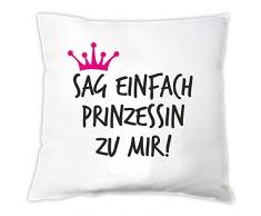Kissen Sag einfach Prinzessin zu mir - mit Stern, Zierkissen, Dekokissen, Geschenkidee, Geburtstag, beste Freundin, Weihnachten, Liebe, Schatz, Prinzessin