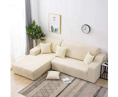 Willlly Sofa Überwürfe Sofabezug Bezüge Abdeckung Bezug Couch Schonbezug Spandex Couchbezug Sesselbezug Antirutsch Weich Stoff Jacquard Stretch Sesselhusse Elastisch Verfügbar