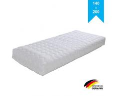 LILENO HOME Matratzenbezug 140x200 cm Reißverschluss - waschbarer Matratzenschoner aus Microfaser ideal für Allergiker - extra weicher Schonbezug für Matratzen (rundum) Höhe 14-16 cm