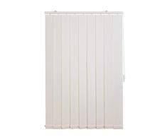 Sunlines HW5001 Vertikaler Lamellenvorhang Fixmaß, Stoff, weiß, 150 x 250 cm