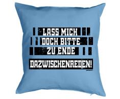 bedrucktes Sofa Kissen cooles lustiges Geschenk Dekokissen Couchkissen Bett Geburtstag Weihnachten