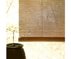Bambusrollo Outdoor-Rollo Mit Beschlägen, Fenster/Pavillon/Balkon/Patio Bambus-Außenjalousien, 60cm / 80cm / 100cm / 120cm / 140cm Breit (Size : W 140×H 150cm)