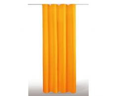 Bestlivings Blickdichte Orange Gardine mit Kräuselband in 140x245 cm (BxL), in vielen Größen und Farben