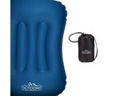 Outdoro aufblasbares Kissen - Ultra-leichtes Kopfkissen für Strand, Reise, Camping, Outdoor