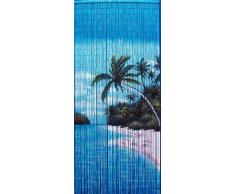 Leguana Handels GmbH Bambustürvorhang Bambusvorhang, Seychellen ca. 90x200cm, 90 Stränge