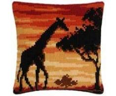 Vervaco Kreuzstichkissen/Stickkissen inklusive Material, acrylique