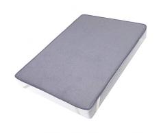 Matratzenschoner 180x200cm/90x200cm Matratzenauflage Wasserdichter Matrazenschutz Atmungsaktive Inkontinenzauflage Nässeschutz Grau