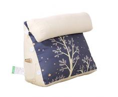 Kaliya Triangle Back Wedge Kissen Bed Bay Sofakissen Reißverschluss abnehmbar waschbar verstellbare Rückenlehne Lesekissen