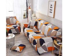 INGHU Schonbezug Sofahusse, Stretch-Stoff, Couch-Bezug, Sofa-Möbelschutz, kompletter Bezug maschinenwaschbar - 3-Sitzer - Muster 2