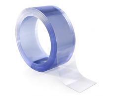 ANRO Streifenvorhang Lamelle Lamellenvorhang Weich-PVC Meterware 3mm 100x30cm